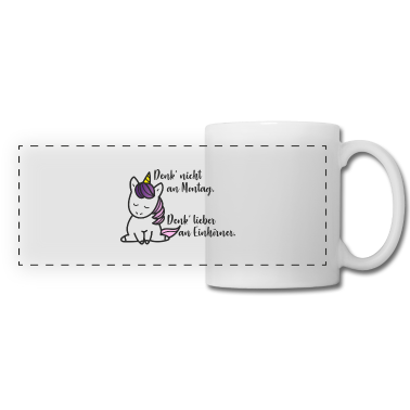 Einhörner Tasse - Einhorn Montag