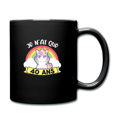 Einhörner Tasse - Einhorn Geschenk zum 40. Geburtstag