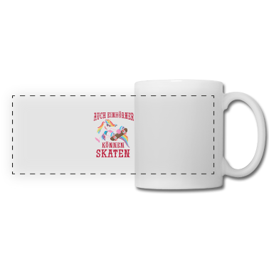 Einhörner Tasse - Auch Einhörner können skaten