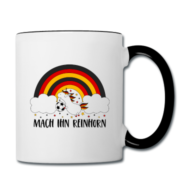 Einhörner Tasse - Deutschland Einhorn Mach Ihn Reinhorn Fußball Ball