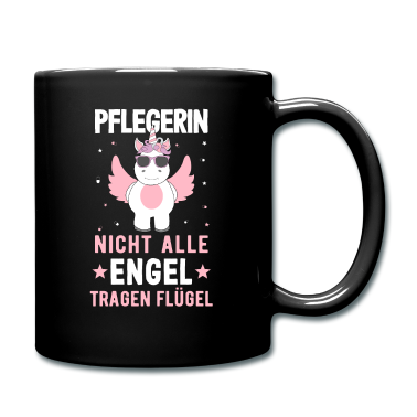 Einhörner Tasse - Altenpflege Pflegekraft Engel Pflegerin Damen