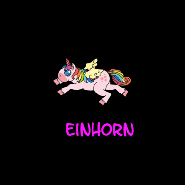 Motiv Nur verrückte hier ! Einhorn wir gehen !