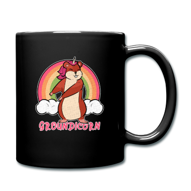 Einhörner Tasse - Regenbogen Murmeltier Unicorn Einhorn Nagetier