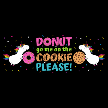 Motiv Einhorn Donut Go Me On The Cookie Panoramatasse