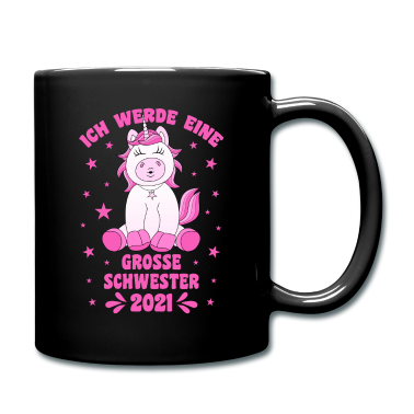 Einhörner Tasse - Große Schwester 2021 Einhorn Kind Baby Geschwister