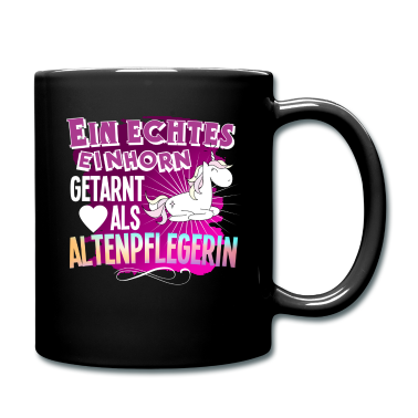 Einhörner Tasse - Altenpflegerin Einhorn
