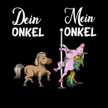 Motiv Einhorn Mein Onkel Pferdeliebhaber Tänzer Tiere