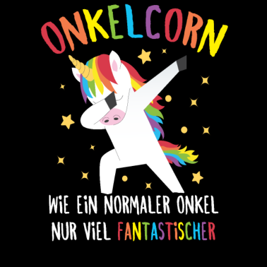 Motiv Onkel Einhorn Spruch Dabbing Unicorn Patenonkel