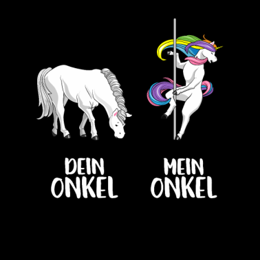 Motiv LGBT Einhorn LGBTQ dein Onkel mein Onkel Geschenk