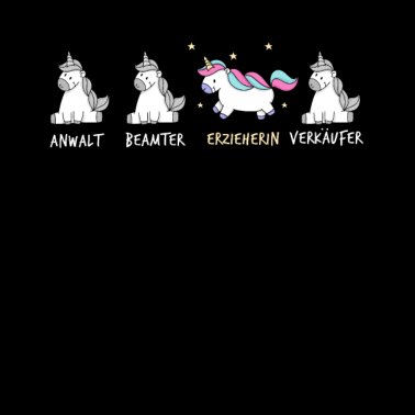 Motiv Erzieherin Das Einhorn unter den Berufen