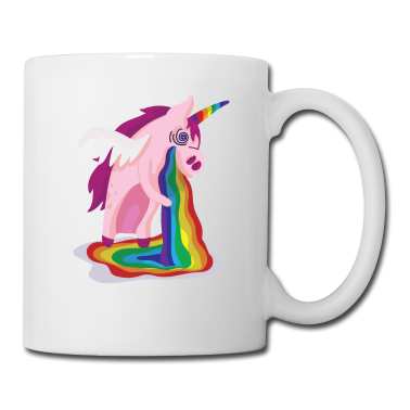 Einhörner Tasse - Puke Unicorn - Das kotzende Einhorn Edition