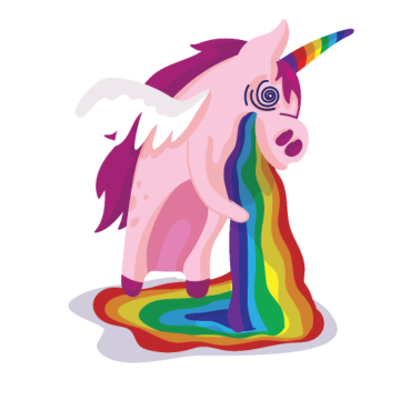 Motiv Puke Unicorn - Das kotzende Einhorn Edition