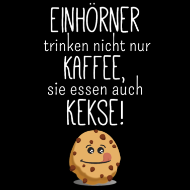 Motiv Einhörner essen Kekse