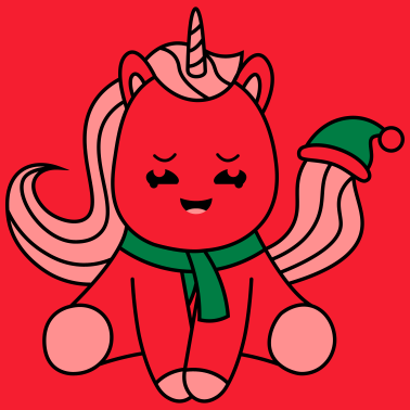 Motiv Christmas Unicorn