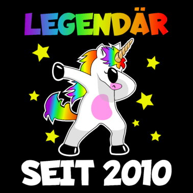 Motiv Legendär seit 2010 Einhorn 10. Geburtstag