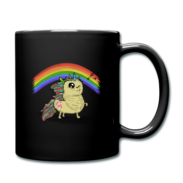 Einhörner Tasse - Einhorn Regenbogen Einhornwurm