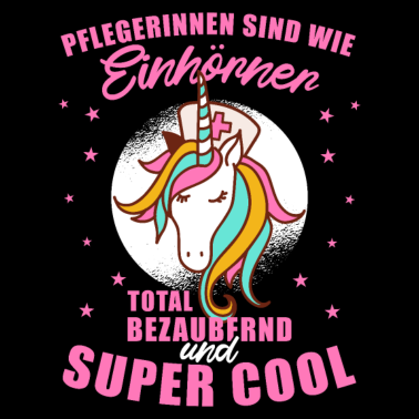 Motiv Pflegekraft Einhorn Krankenschwester Geschenk