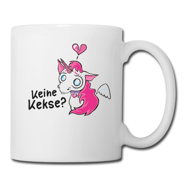Einhörner Tasse - Keine Kekse? - Trauriges Einhorn