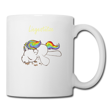 Einhörner Tasse - Wollte Liegestütze machen – bin eingeschlafen