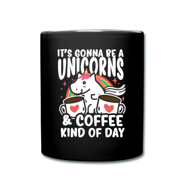 Einhörner Tasse - Einhörner und Kaffee - Einhorn