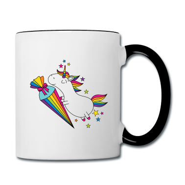 Einhörner Tasse - Einhorn Einschulung Schulkind Schule Zuckertüte