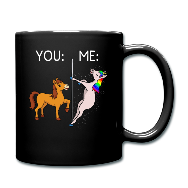 Einhörner Tasse - Pferde & Pferd Einhorn Pole Dance Stange Geschenk