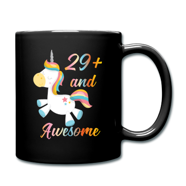 Einhörner Tasse - Einhorn 29+ Geburtstag