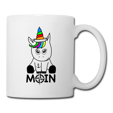 Einhörner Tasse - Süßes Einhorn Moin Löppt