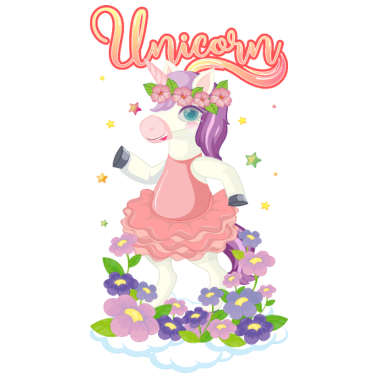 Motiv Einhorn Ballett