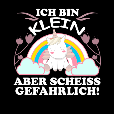 Motiv Klein aber gefährlich Einhorn