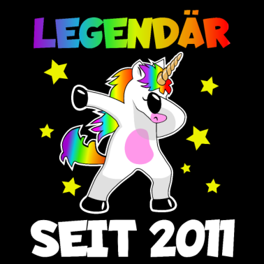 Motiv Legendär seit 2011 Einhorn 9. Geburtstag