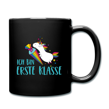 Einhörner Tasse - Einhorn Einschulung Schule Zuckertüte Erste Klasse