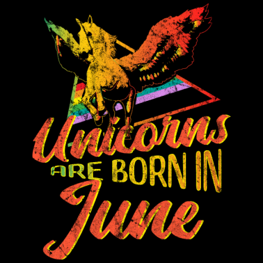 Motiv Einhörner werden im Juni geboren