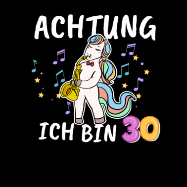 Motiv Geschenkidee Einhorn Unicorn 30 Jährige Geburtstag