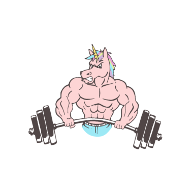 Motiv Trainierendes Einhorn Frauen Workout Gym Fitness