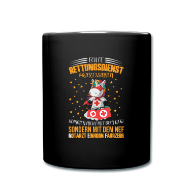 Einhörner Tasse - Sanitäter Rettungsdienst Prinzessinnen