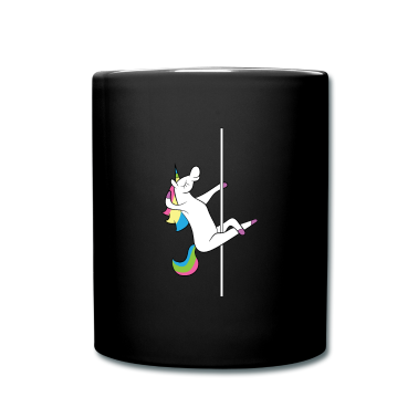 Einhörner Tasse - Pole Dance - Einhorn tanzt an der Stange