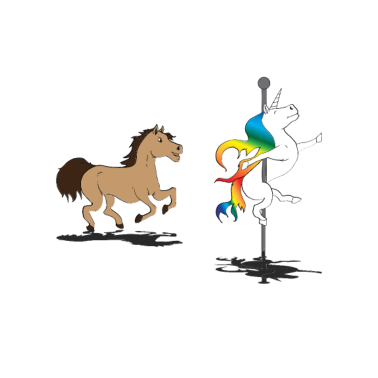 Motiv Du Pferd Ich Einhorn Gay Pride LGBT LGBTQ Geschenk