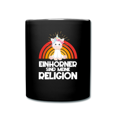 Einhörner Tasse - Einhorn Einhörner - Einhörner sind meine Religion