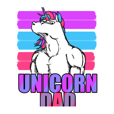 Motiv Einhorn Einhörner Vater