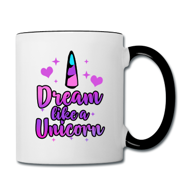 Einhörner Tasse - Träume Einhorn Einhörner