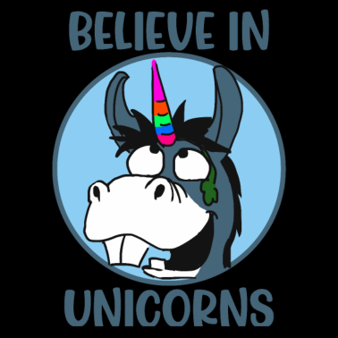 Motiv Glaube Einhorn Einhörner