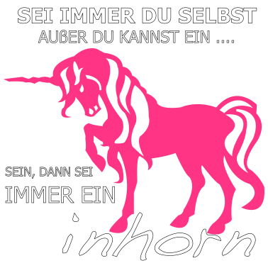 Motiv Einhorn