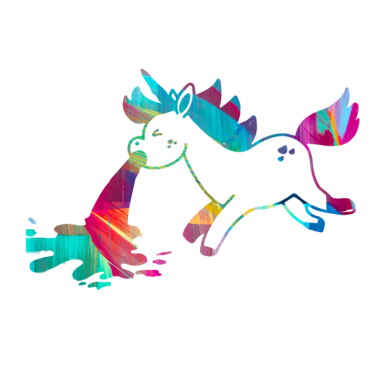 Motiv Einhorn kotzend