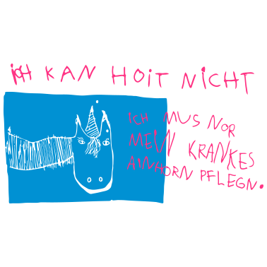 Motiv Ich kann heut' nicht