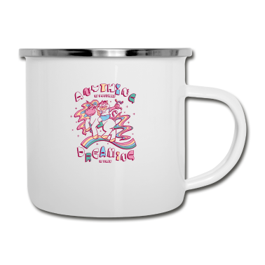 Einhörner Emaille Tasse - einhorn das Einhorn