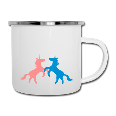 Einhörner Emaille Tasse - Einhorn Einhörner 7