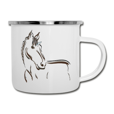 Einhörner Emaille Tasse - EINHORN. EINHÖRNER UNICORN