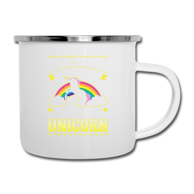 Einhörner Emaille Tasse - Einhörner sind fantastisch Ich bin ein Einhorn