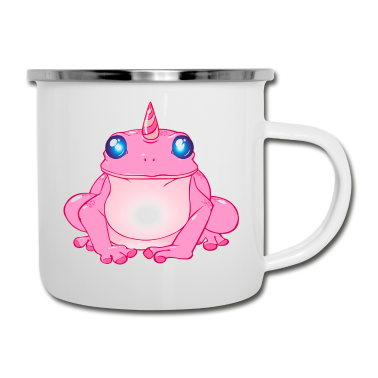 Einhörner Emaille Tasse - Einhorn